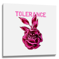 Tolerance, A Positive T Shirt For Humanity Perfect For Lgbtq Metal Print Square | Artistshot