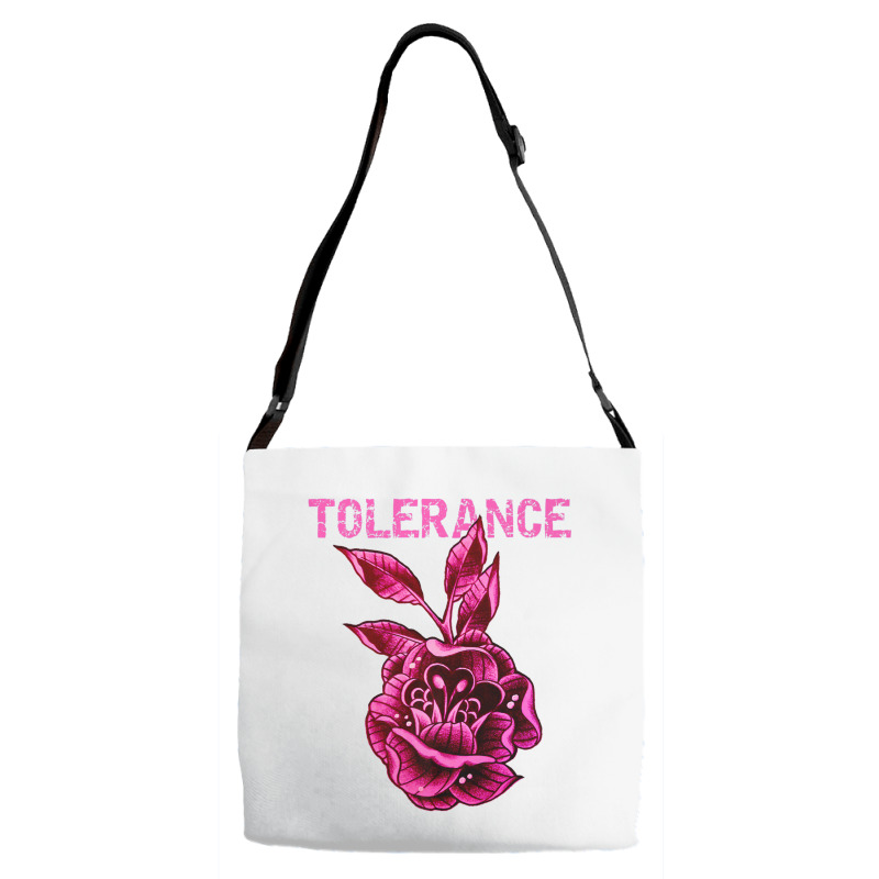 Tolerance, A Positive T Shirt For Humanity Perfect For Lgbtq Adjustable Strap Totes | Artistshot