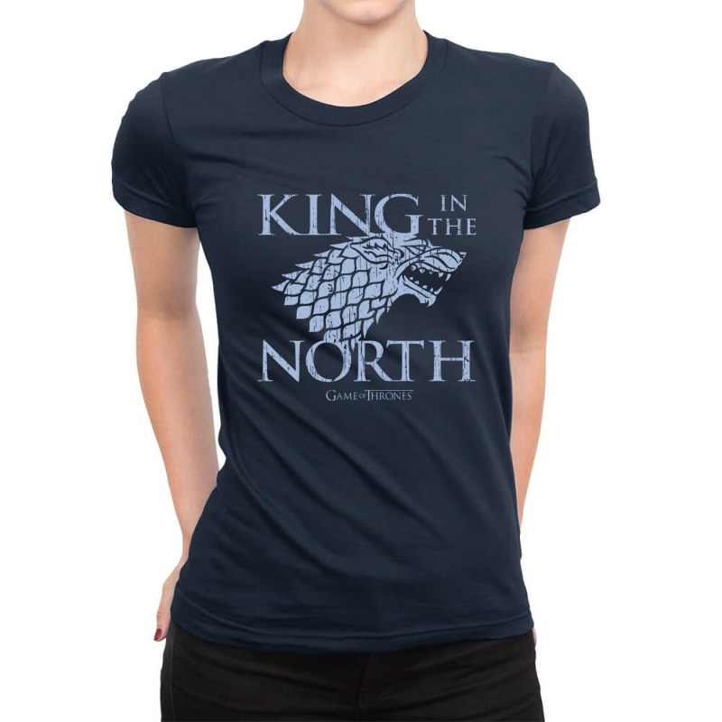 North King Ladies Fitted T-Shirt by Disgus_Thing | Artistshot