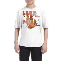 Leer Es Poder Groovy Spanish Teacher Bilingual Maestra T Shirt Youth Tee | Artistshot