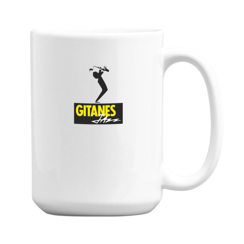 Cool Gitanes Jazz Design 15 Oz Coffee Mug | Artistshot