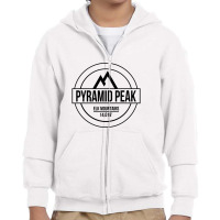 Pyramid Peak Youth Zipper Hoodie | Artistshot