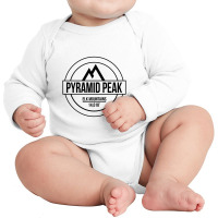 Pyramid Peak Long Sleeve Baby Bodysuit | Artistshot