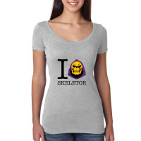 I Love Skeletor Masters Of Universe Women's Triblend Scoop T-shirt | Artistshot