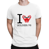 I Love Soldier 76 Overwatch T-shirt | Artistshot