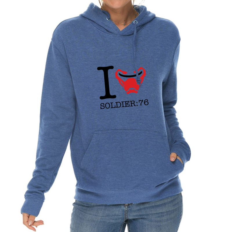 I Love Soldier 76 Overwatch Lightweight Hoodie | Artistshot