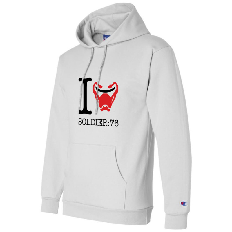 I Love Soldier 76 Overwatch Champion Hoodie | Artistshot