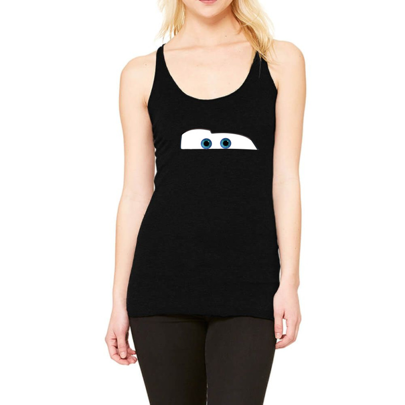 Lightning Mcqueen Eyes Racerback Tank by RobinIntorcia | Artistshot