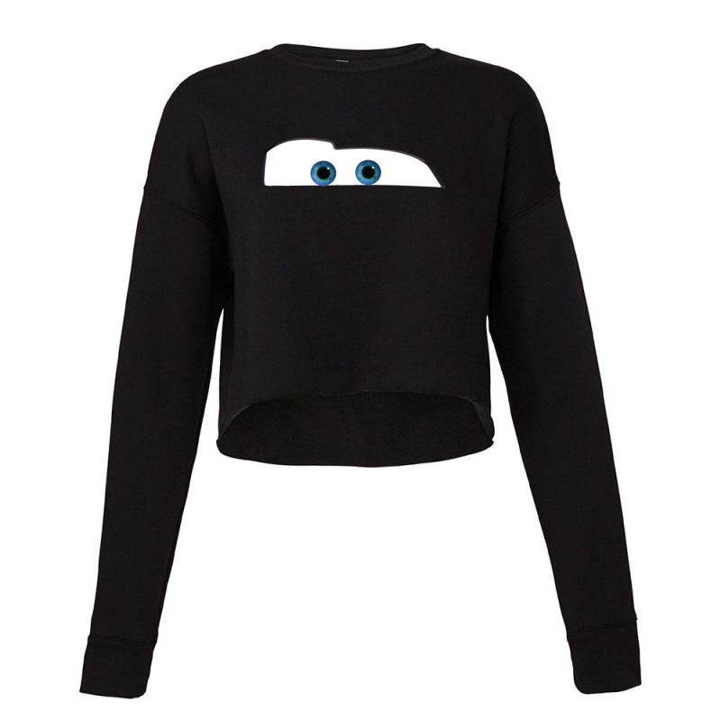 Lightning Mcqueen Eyes Cropped Sweater by RobinIntorcia | Artistshot