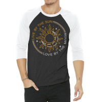 Live By The Sun Love By The Moon Wicca Pagan Solstice Pullover Hoodie 3/4 Sleeve Shirt | Artistshot