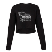 Storm Chaser Cool Electric Lightning Tornado Weather Cropped Sweater | Artistshot