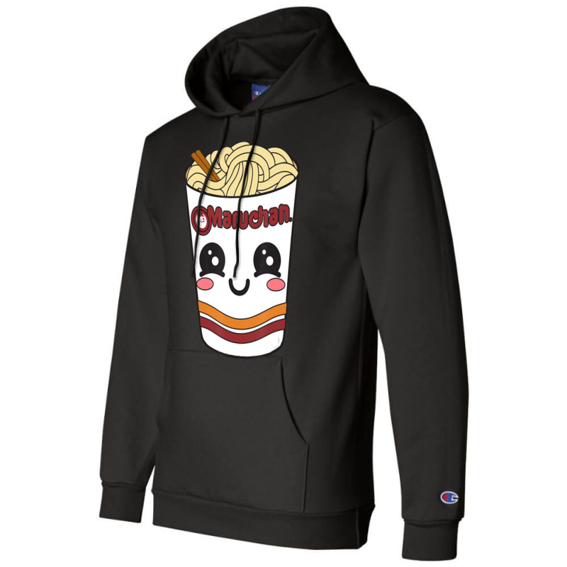 Maruchan Cute Ramen Noodle Cup Face Champion Hoodie by laughingtuy | Artistshot