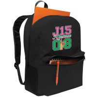 J15 Nineteen 08 Founder's Day Aka Women Hand Sign Sweatshirt Backpack | Artistshot