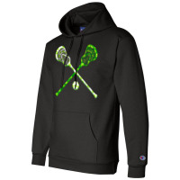 Funny Lacrosse St Patricks Day Boys Men Shamrock Ball T Shirt Champion Hoodie | Artistshot