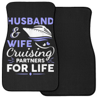 Funny Cruising Design For Husband Wife Couples Cruise Ship T Shirt Front Car Mat | Artistshot