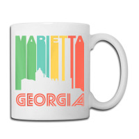 Retro 1970's Style Marietta Georgia Skyline T Shirt Coffee Mug | Artistshot