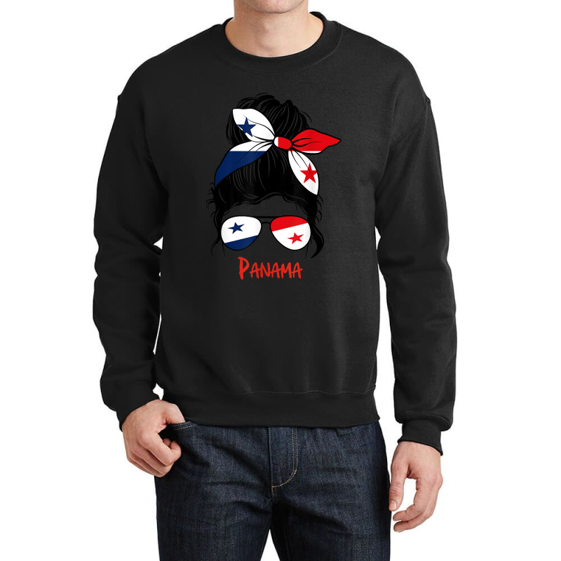 Panamanian Girl Panama Chica Panameña Flag Crewneck Sweatshirt by ToraHernton | Artistshot