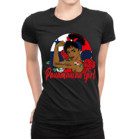 Panamanian Girl Panama Mujer Panamameña Flag Ladies Fitted T-shirt | Artistshot