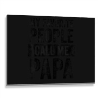 Mens My Favorite People Call Me Papa Vintage Dad Father Metal Print Horizontal | Artistshot