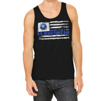 Vintage Usa American Flag Proud To Be A Us Space Force Dad Tank Top | Artistshot