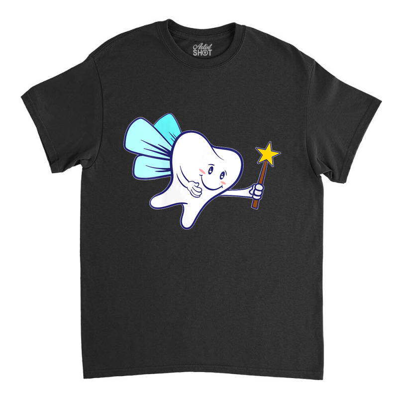 Womens Oral Dental Tooth Fairy Magic Dentistry Tee Classic T-shirt by cm-arts | Artistshot