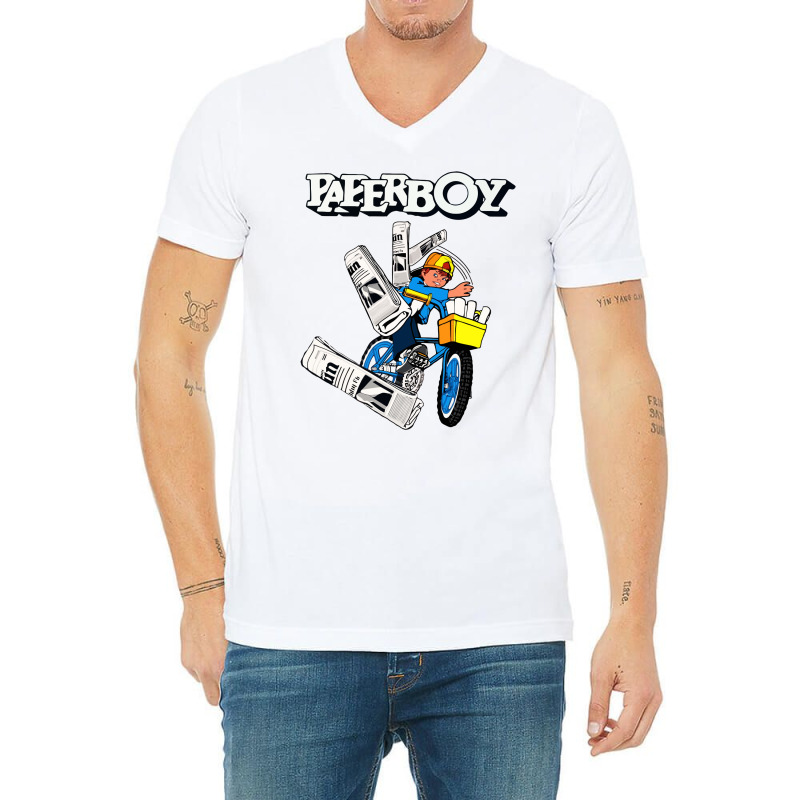 Paperboy V-neck Tee | Artistshot