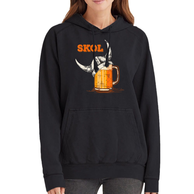 Mens Skol Nordic Viking Helmet Drinking Glass T Shirt Vintage Hoodie | Artistshot