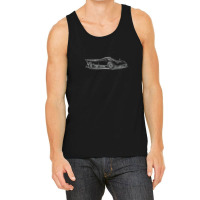 Pagani Zonda R Supercar Racing Wireframe White Tank Top | Artistshot