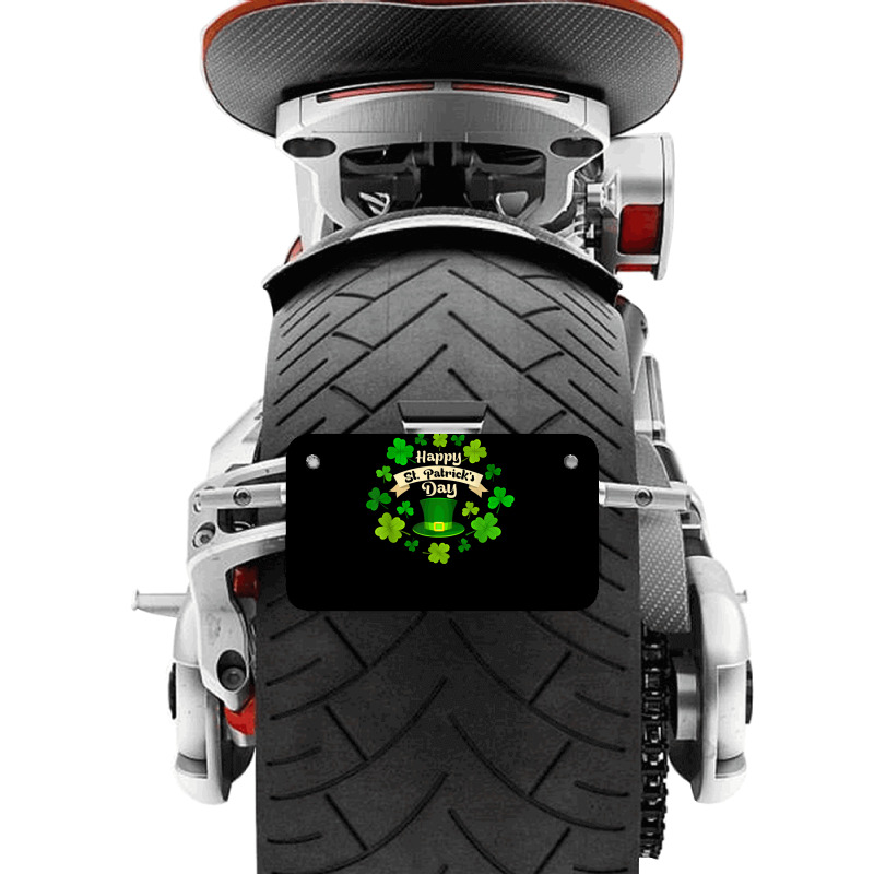 Happy St. Patrick's Day  Funny St Patricks Day T Shirt Motorcycle License Plate | Artistshot