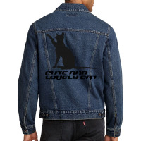 Cat Men Denim Jacket | Artistshot