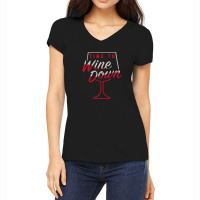 Time To Wine Women's V-neck T-shirt | Artistshot