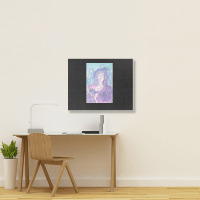 Cyberpunk Girl Landscape Canvas Print | Artistshot