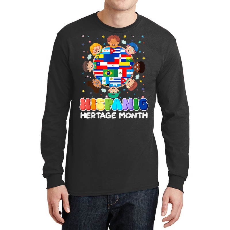 Hispanic Heritage Month Latin American Flag Kids Boys T Shirt Long Sleeve Shirts by cm-arts | Artistshot