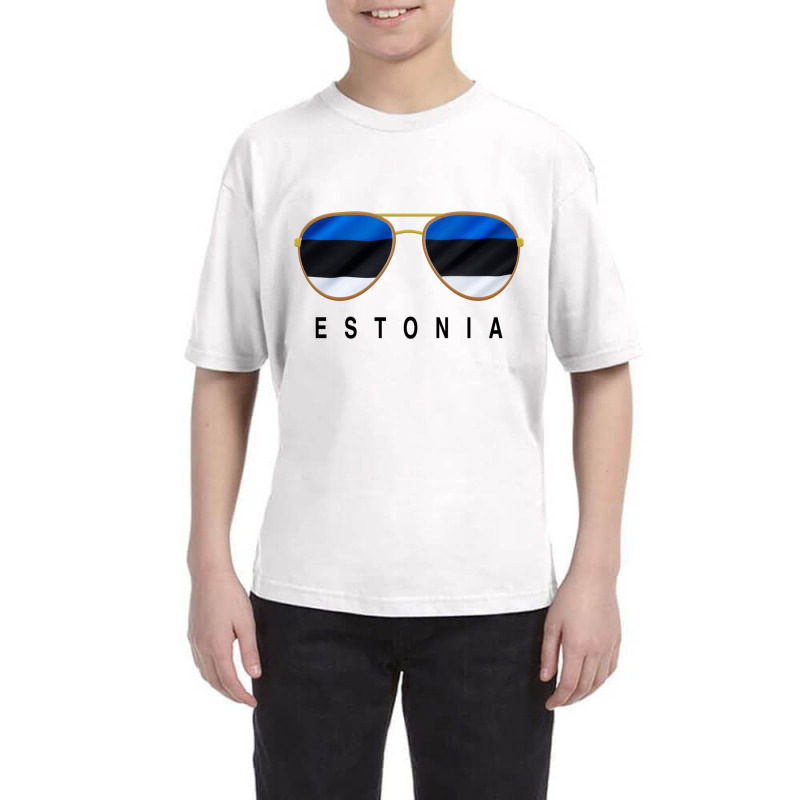 Estonia Sunglasses, Estonia Flag, Estonian Sweatshirt Youth Tee | Artistshot