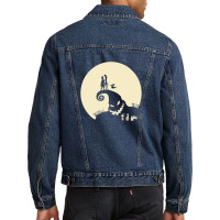 Nightmare Before Christmas Men Denim Jacket | Artistshot