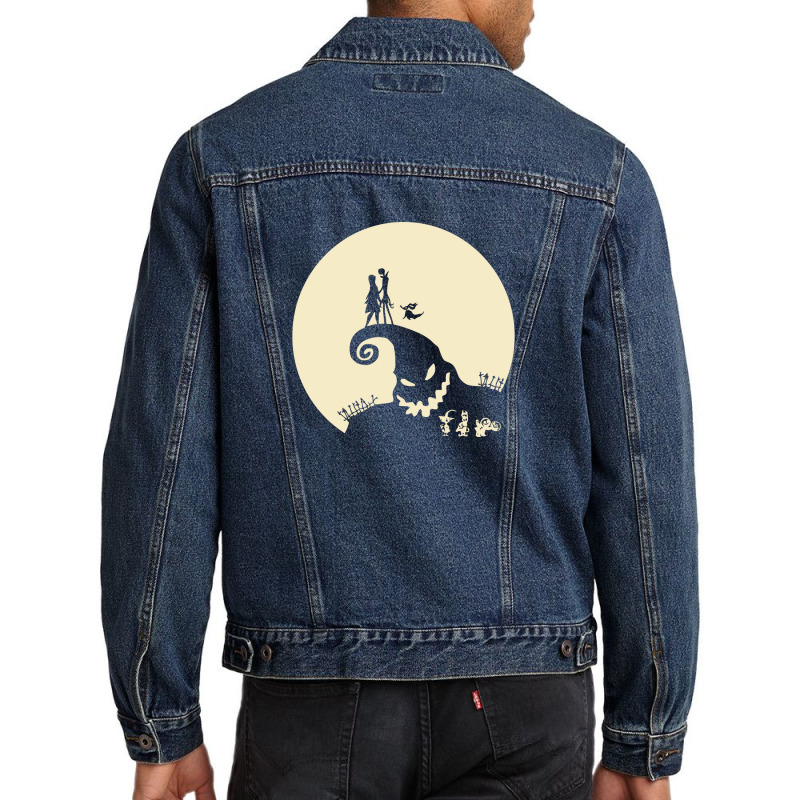 Nightmare Before Christmas Men Denim Jacket by robertj57 | Artistshot