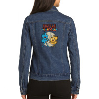 Puzzle Time Ladies Denim Jacket | Artistshot