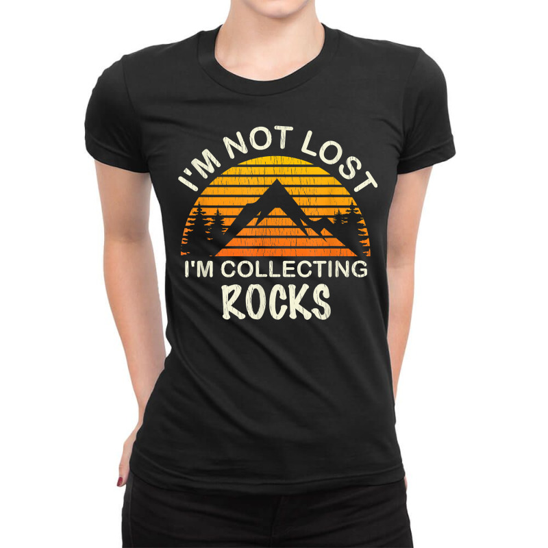 Rock Collecting Shirt   Geologist Gifts   Rock Collector T Shirt Ladies Fitted T-Shirt by mineronmbarciamk | Artistshot