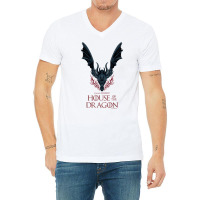 House Of The Dragon Dark Wings Spread T Shirt V-neck Tee | Artistshot