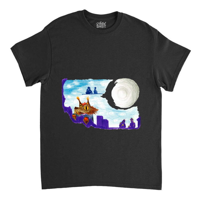 Booshy Night On The Rooftop Classic T-shirt by NADLIEDUMAS | Artistshot