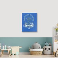 Nautical Summer Club Portrait Canvas Print | Artistshot