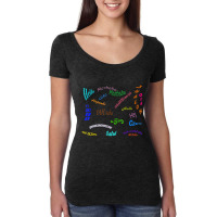 Greeting In 19 Languages   Salute   Hello Women's Triblend Scoop T-shirt | Artistshot