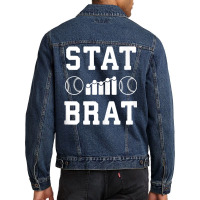 Stat Brat Sabermetrics Baseball Sports Analytics Statistics Tank Top Men Denim Jacket | Artistshot