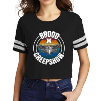 Cicada Brood X Creepshow Cicada Invasion 2021 Scorecard Crop Tee | Artistshot