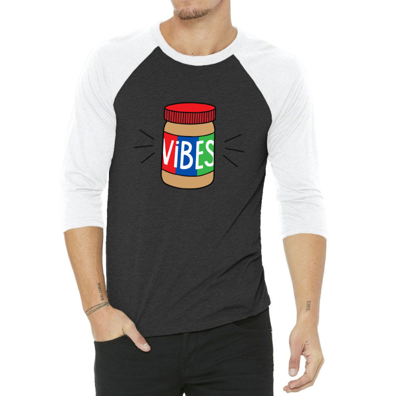 Peanut Butter Vibes 3/4 Sleeve Shirt | Artistshot