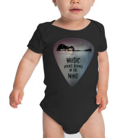 Distressed Guitar, Distressed Guitar Vintage, Distressed Guitar Painti Baby Bodysuit | Artistshot