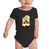 Skull Night Moon Baby Bodysuit | Artistshot