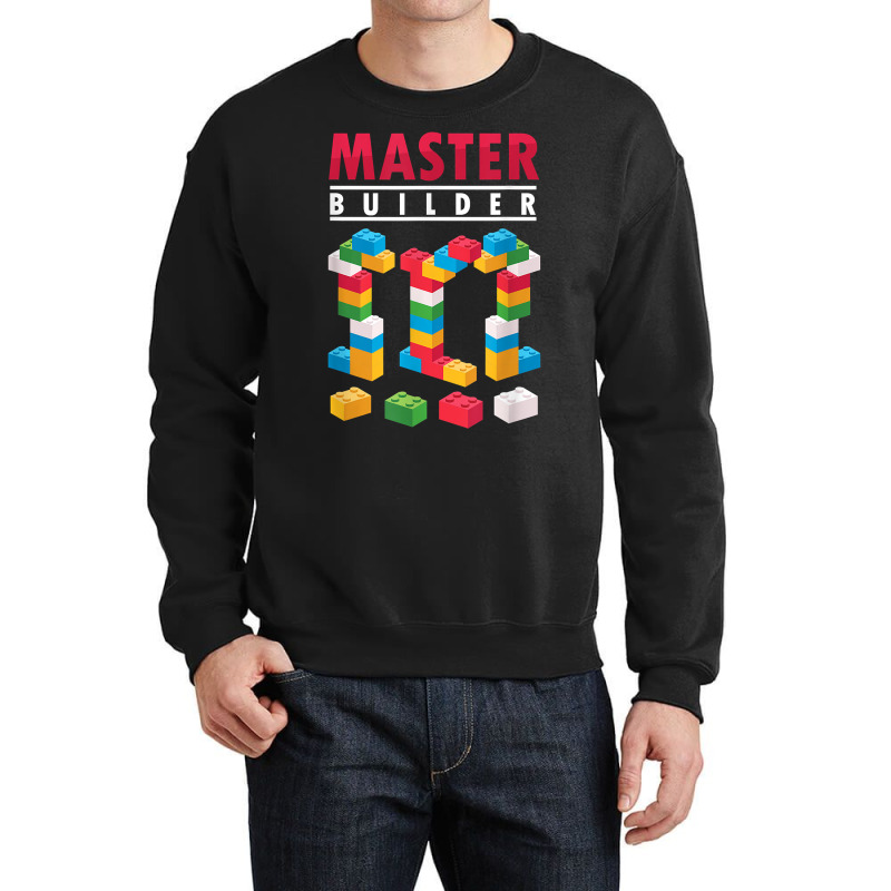 Cool Master Builder Building Blocks Bricks Toy T Shirt Crewneck Sweatshirt | Artistshot