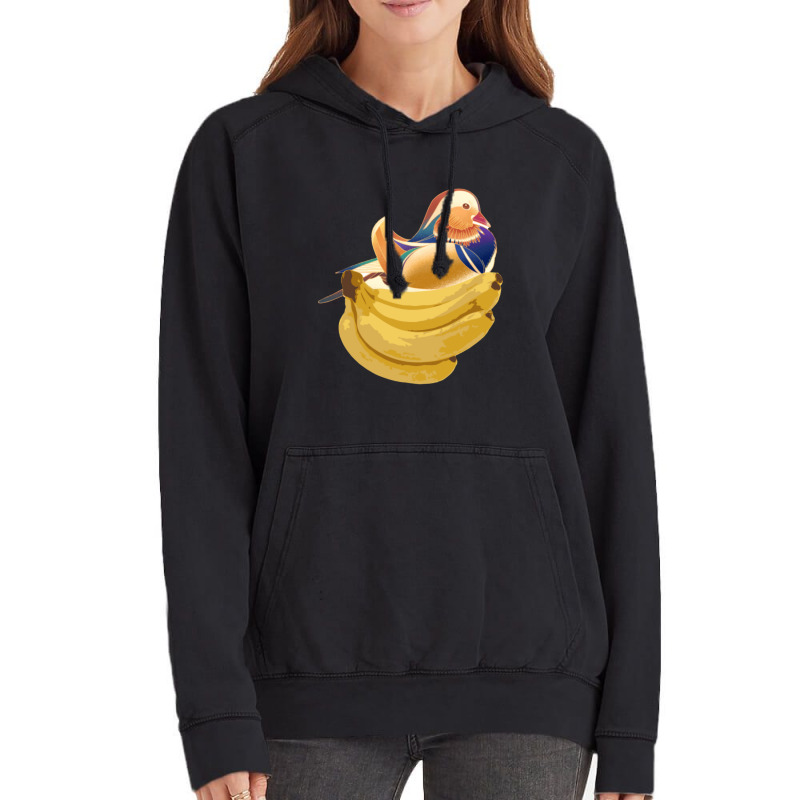 Banana Duck-coofc Vintage Hoodie by Kemriban527 | Artistshot