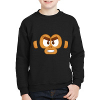 Monkey Face Angry Mad Cute Adorable Monkey Animal Character T Shirt Youth Sweatshirt | Artistshot